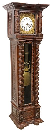FRENCH HENRI II STYLE CARVED OAK