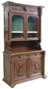 FRENCH HENRI II STYLE CARVED O