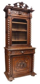 FRENCH HENRI II STYLE CARVED O