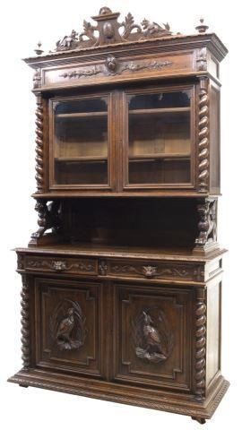 FRENCH HENRI II STYLE CARVED HUNT