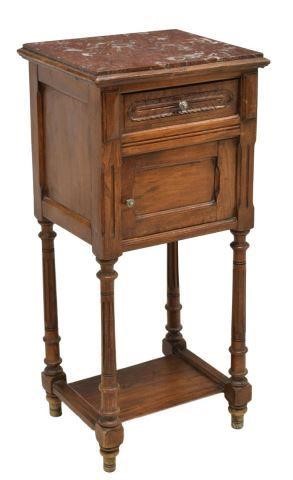 FRENCH HENRI II STYLE MARBLE-TOP