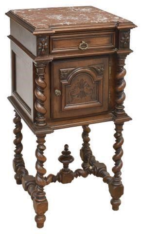 FRENCH HENRI II STYLE MARBLE-TOP
