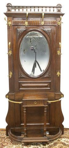 FRENCH HENRI II STYLE MIRRORED HALL