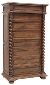 FRENCH HENRI II STYLE OAK TALL