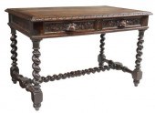 FRENCH HENRI II STYLE OAK WRIT