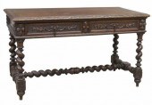 FRENCH HENRI II STYLE OAK WRIT