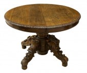 FRENCH HENRI II STYLE OAK EXTE