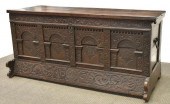 FRENCH HERALDIC CARVED WALNUT