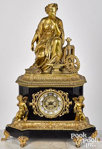 FRENCH HONORé PONS GILT BRONZE