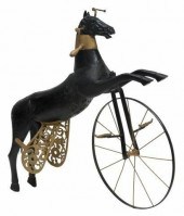 FRENCH HORSE VELOCIPEDE TOY TR