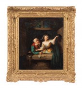 FRENCH HUMOROUS GENRE SCENE, O