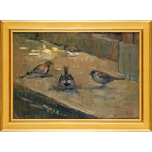 FRENCH IMPRESSIONIST SCHOOL, OIL ON