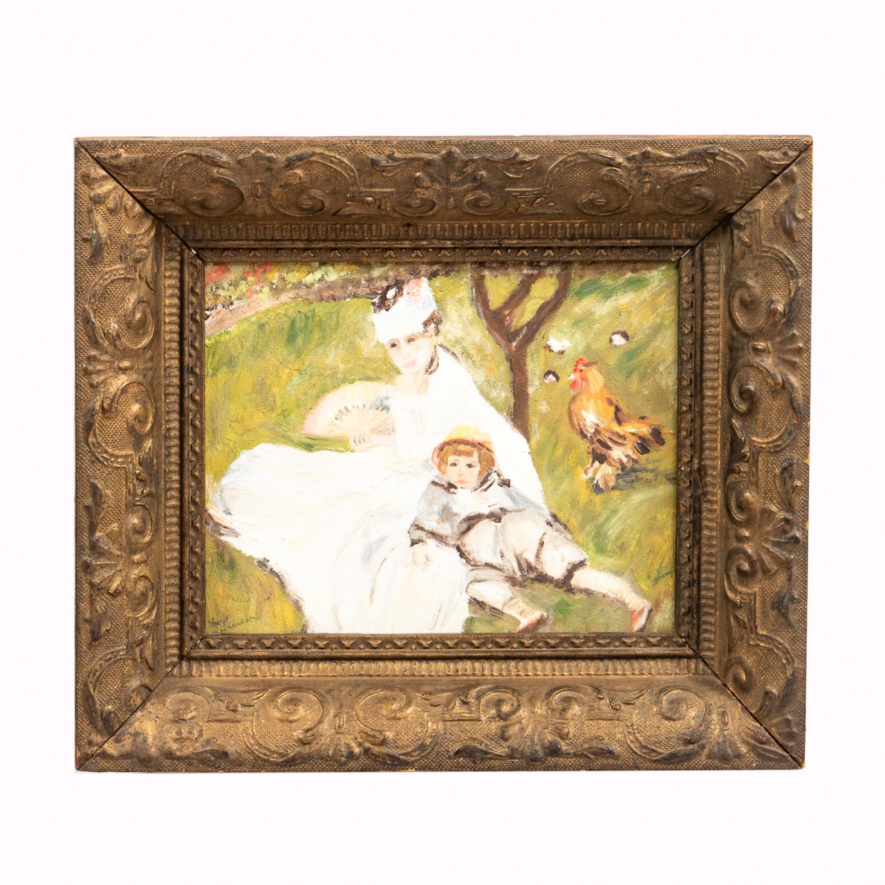 FRENCH IMPRESSIONIST STYLE MOTHER &