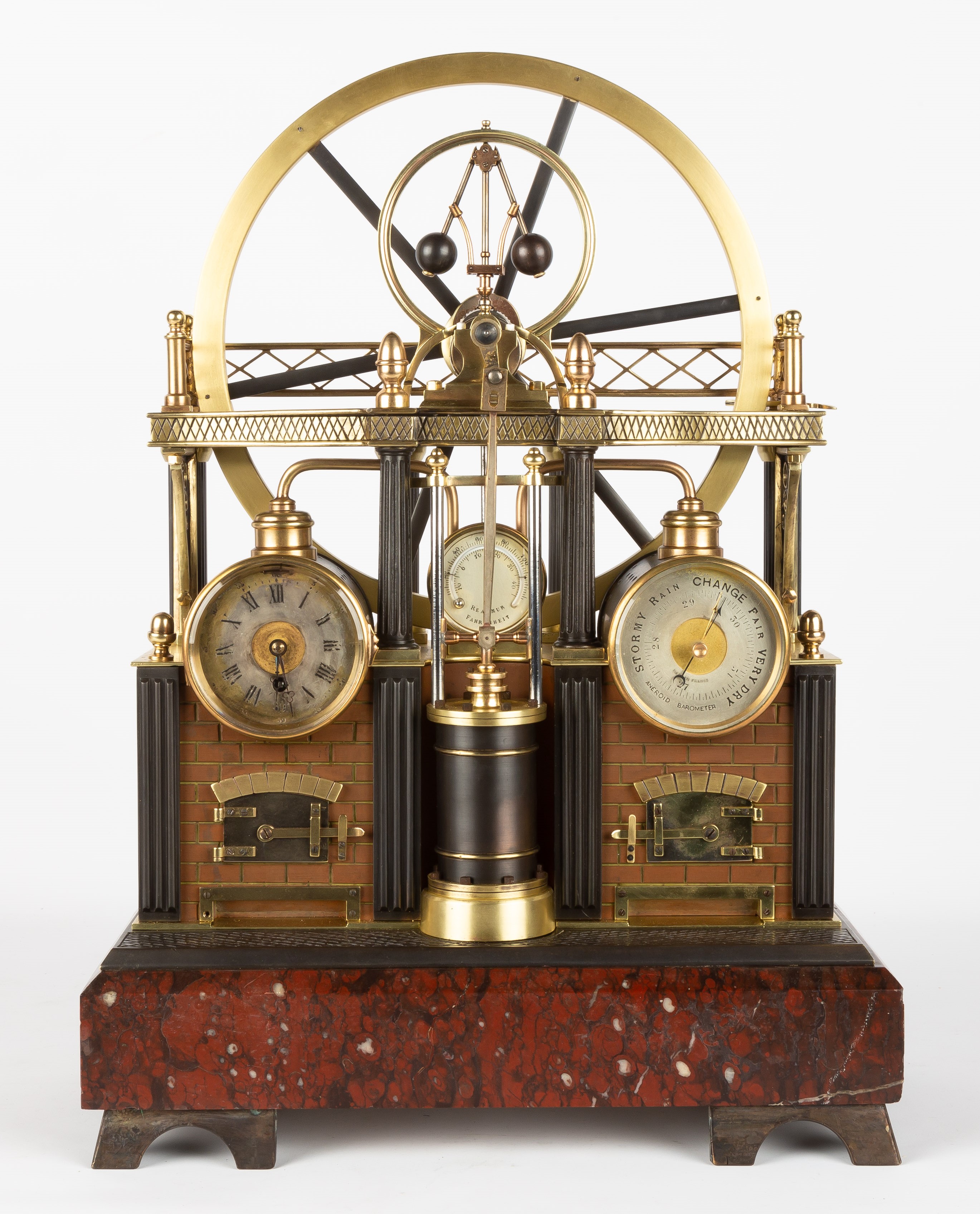 FRENCH INDUSTRIAL STEAM ENGINE