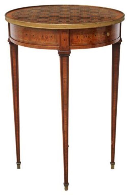 FRENCH INLAID FLORAL PATTERN