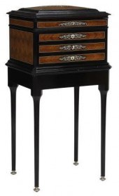 FRENCH INLAID SATINWOOD JEWEL