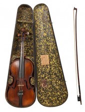 FRENCH INLAID VIOLINpossibly 1