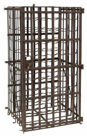 FRENCH IRON FIFTY-BOTTLE WINE