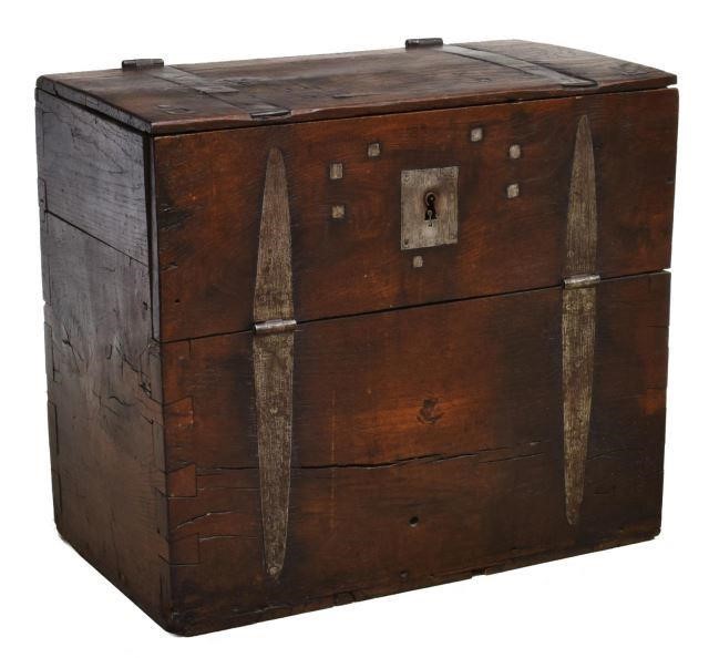 FRENCH IRON HARDWARE STRONG BOX