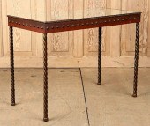 FRENCH IRON MIRROR TOP OCCASIO