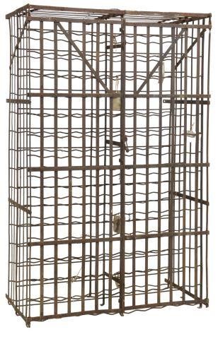 FRENCH IRON WINE CELLAR RACK