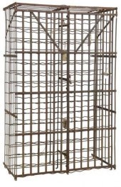FRENCH IRON WINE CELLAR RACK C