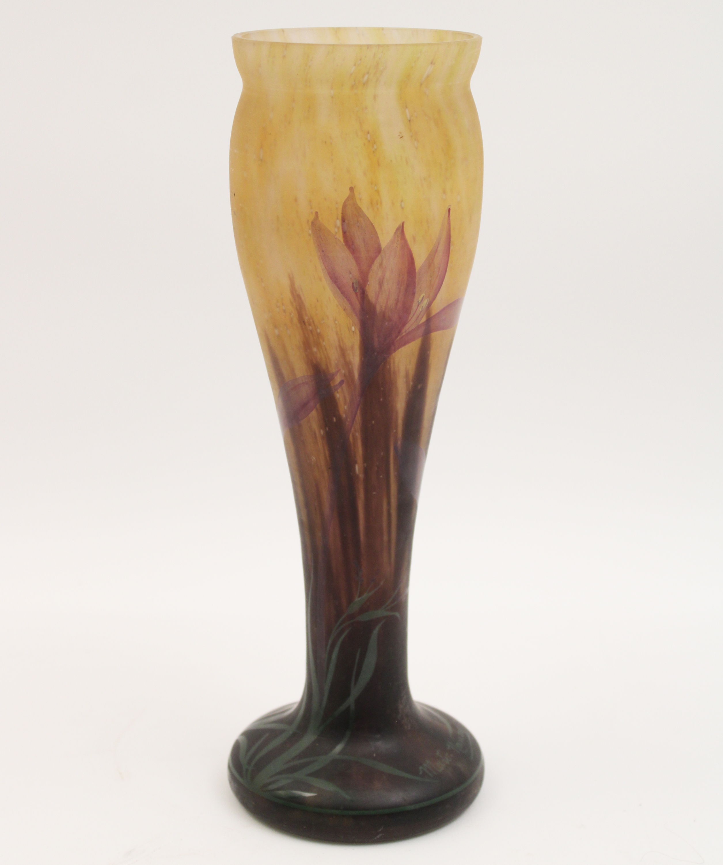 FRENCH IRRIDESCENT ART GLASS VASE