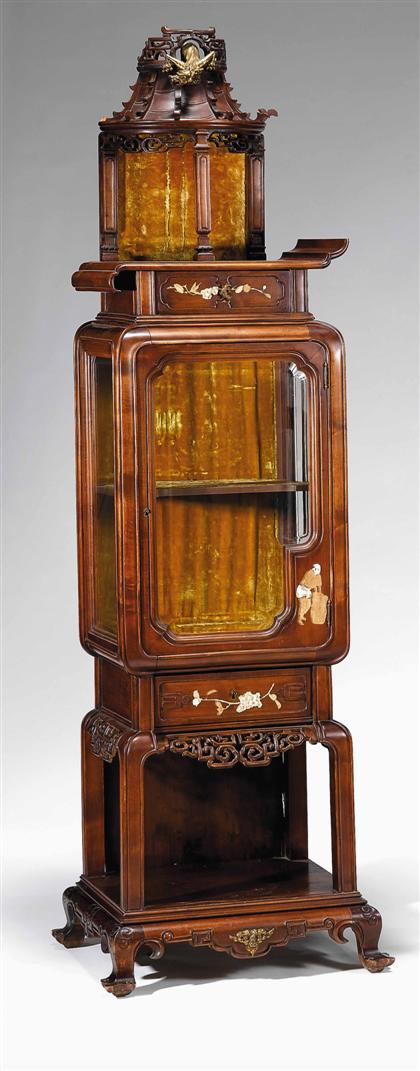 French 'Japonism' style gilt bronze