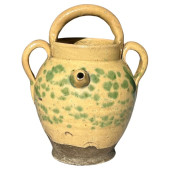 FRENCH JASPE' PITCHER, 19TH CE