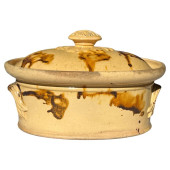FRENCH JASPE' TUREEN, 19TH CEN