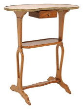 FRENCH KIDNEY-FORM BURLWOOD SI