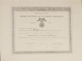 FRENCH LA LEGION D'HONNEUR CER