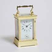 French Lacquered Brass Carriag