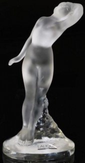 FRENCH LALIQUE ART GLASS 'DANS