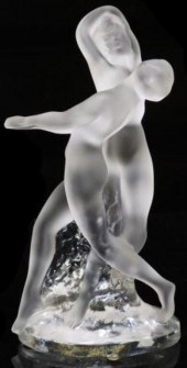 FRENCH LALIQUE ART GLASS FIGUR