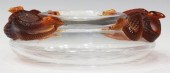 FRENCH LALIQUE ART GLASS 'SERP