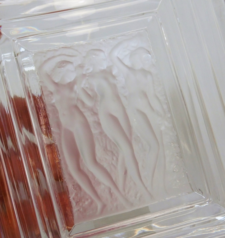 FRENCH LALIQUE CRYSTAL THREE
