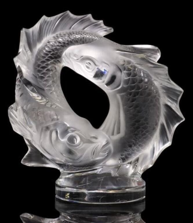FRENCH LALIQUE 'DEUX POISSONS'