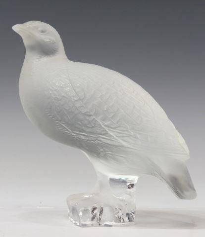 FRENCH LALIQUE FROSTED ART