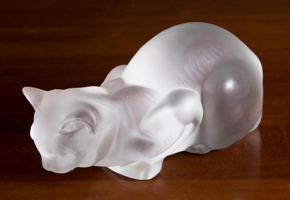 FRENCH LALIQUE FROSTED GLASS