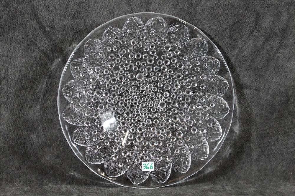 FRENCH LALIQUE GLASS 'ROSCOFF'