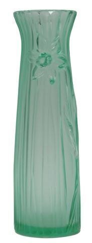 FRENCH LALIQUE 'JONQUILLE' GREEN