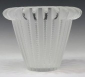 FRENCH LALIQUE 'ROYAT' SATIN A