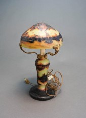 FRENCH LANDSCAPE CAMEO GLASS L