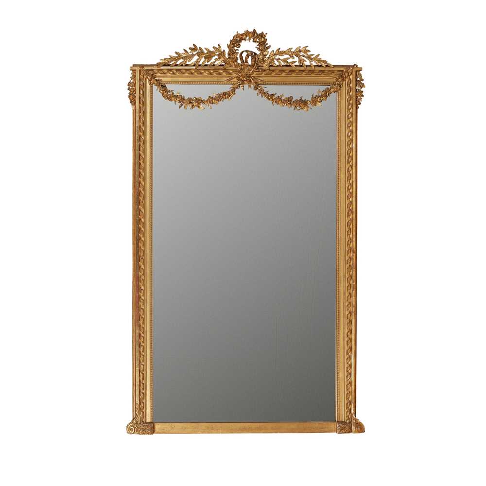 FRENCH LARGE GILTWOOD AND GESSO