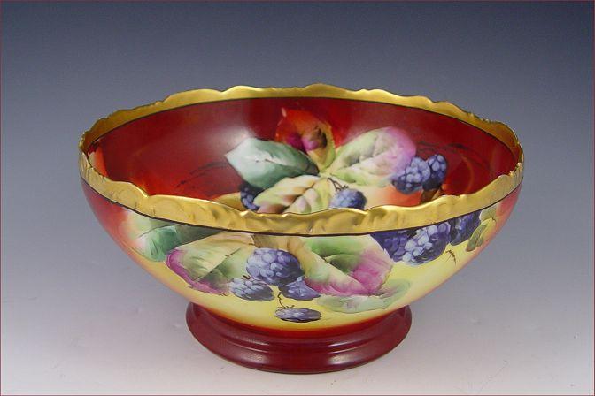 FRENCH LIMOGES HAND PAINTED FRUIT