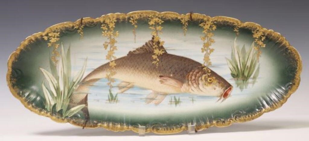 FRENCH LIMOGES HAND-PAINTED