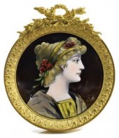 FRENCH LIMOGES STYLE ENAMEL MI