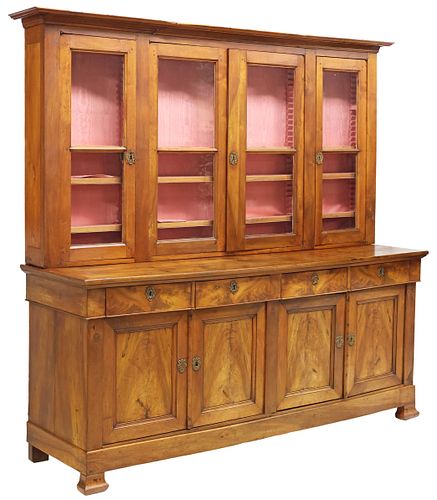 FRENCH LOUIS PHILIPPE BURLED WALNUT