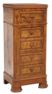FRENCH LOUIS PHILIPPE BURLWOOD